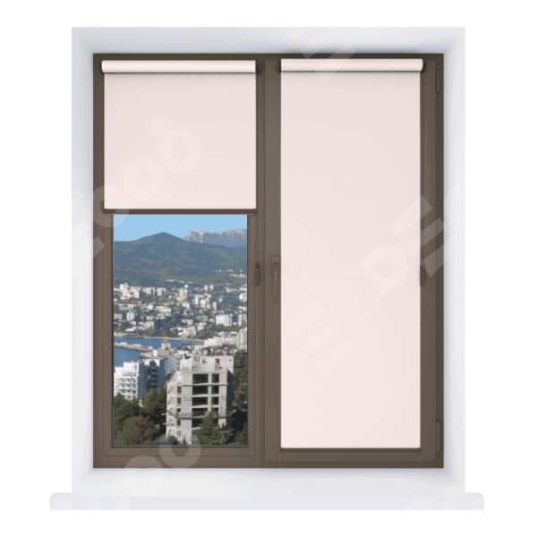 Рулонная штора Мини Респект DM светло-розовый 033