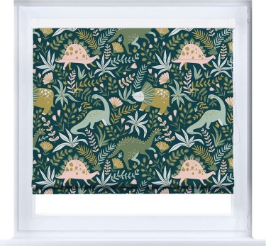 Римская штора «Кортин» кассетная «Удивительный дино»