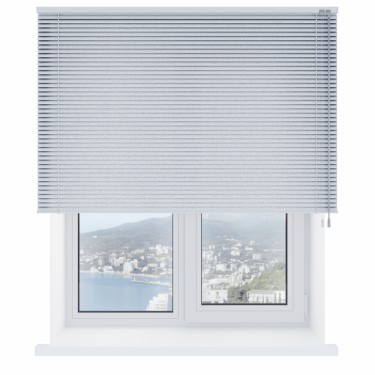 Горизонтальные жалюзи 9601 серебреные