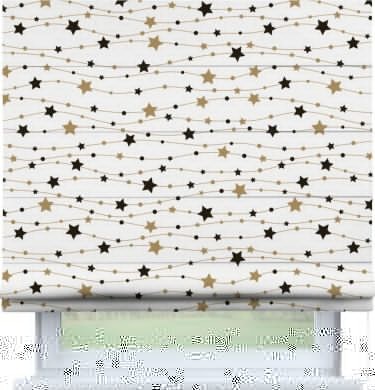 Римская штора «Кортин» для проема «Звёздная нить»