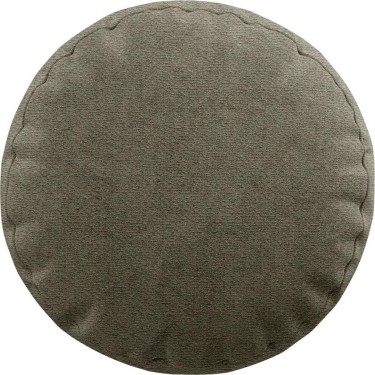 Подушка круглая Cortin ткань блэкаут с блеском графитовый