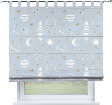 Римская штора «Кортин» на петлях «Прекрасная вселенная»