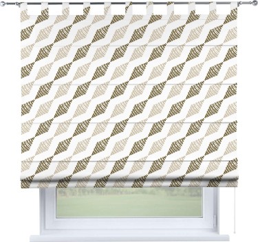 Римская штора «Кортин» на петлях «Диагональные ромбы»