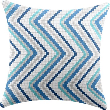 Подушка квадратная Cortin «Геометрическая волна»