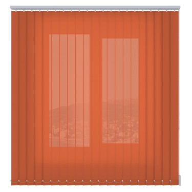 Вертикальные жалюзи Лайн 11 морковный new