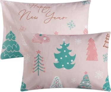 Комплект наволочек "Этель" New Year  50х70 см - 2 шт, 100% хлопок, бязь