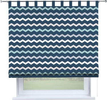 Римская штора «Кортин» на петлях «Морской шеврон»