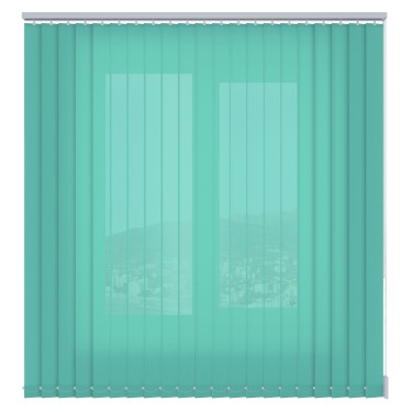 Вертикальные жалюзи Лайн 37 бирюза new