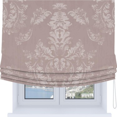 Римская штора Soft с мягкими складками, «Винтажный узор бежевый»