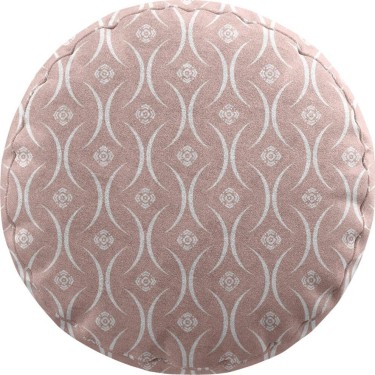 Подушка круглая Cortin «Воздушный узор бежевый»