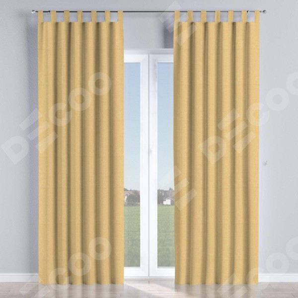 Комплект штор на петлях софт однотонный бежевый