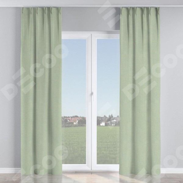 Комплект штор на тесьме «Кустик», блэкаут однотонный светло-серый