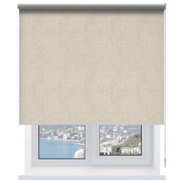 Рулонная штора Лён ВО светло-бежевый
