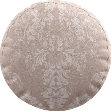 Подушка круглая Cortin «Винтажный узор бежевый»