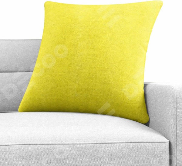 Подушка Cortin вельвет светло-желтый