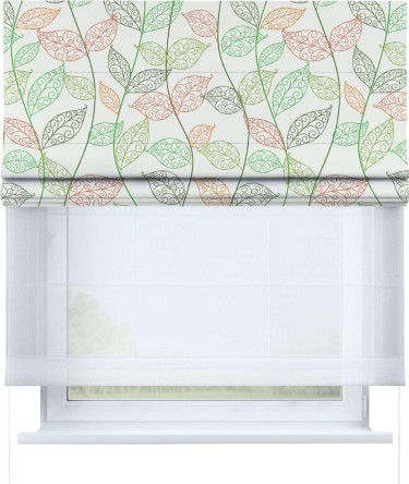 Римская штора «Кортин» день-ночь «Нежные ростки»