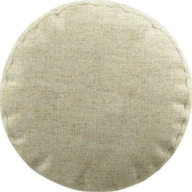 Подушка круглая «Кортин» рогожка димаут золотой песок