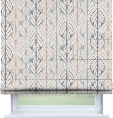 Римская штора «Кортин» для проема «Растительный орнамент»