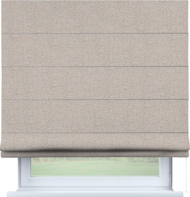 Римская штора «Cortin», лён димаут бежевый, для проёма