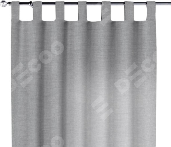 Комплект штор на петлях лён цвет серый